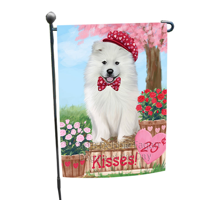 Rosie 25 Cent Kisses Samoyed Dog Garden Flag GFLG56564