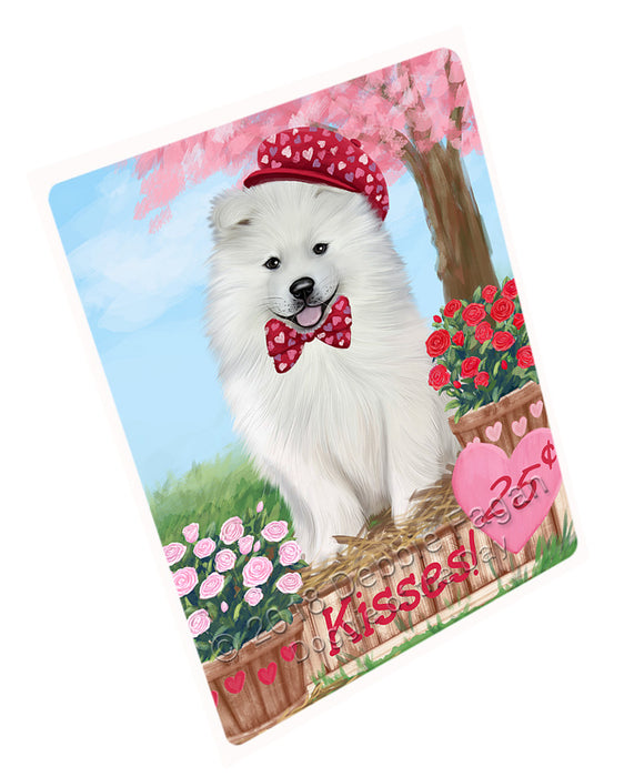 Rosie 25 Cent Kisses Samoyed Dog Magnet MAG73185 (Small 5.5" x 4.25")