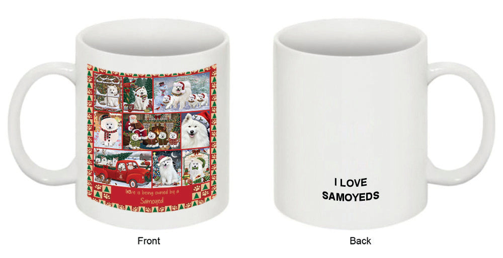 Love is Being Owned Christmas Samoyed Dogs Coffee Mug MUG52649
