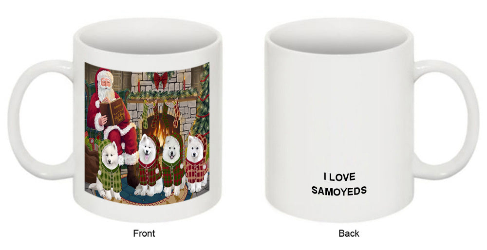 Christmas Cozy Holiday Tails Samoyeds Dog Coffee Mug MUG50782