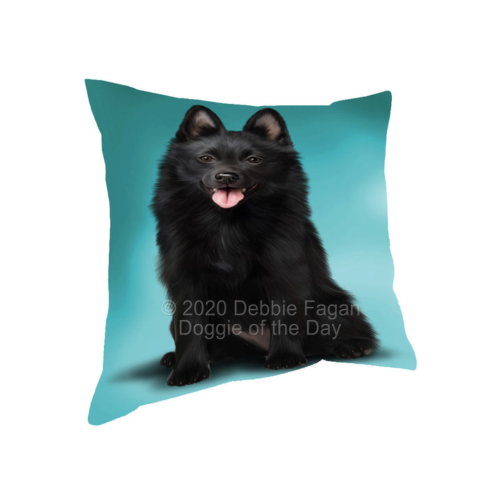 Schipperke Dog Pillow with Top Quality High-Resolution Images - Ultra Soft Pet Pillows for Sleeping - Reversible & Comfort - Ideal Gift for Dog Lover - Cushion for Sofa Couch Bed - 100% Polyester