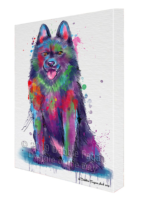 Watercolor Schipperke Dog Canvas Print Wall Art Décor CVS145682