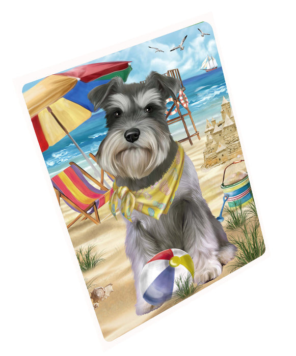 Pet Friendly Beach Schnauzer Dog Cutting Board - For Kitchen - Scratch & Stain Resistant - Designed To Stay In Place - Easy To Clean By Hand - Perfect for Chopping Meats, Vegetables, CA82538