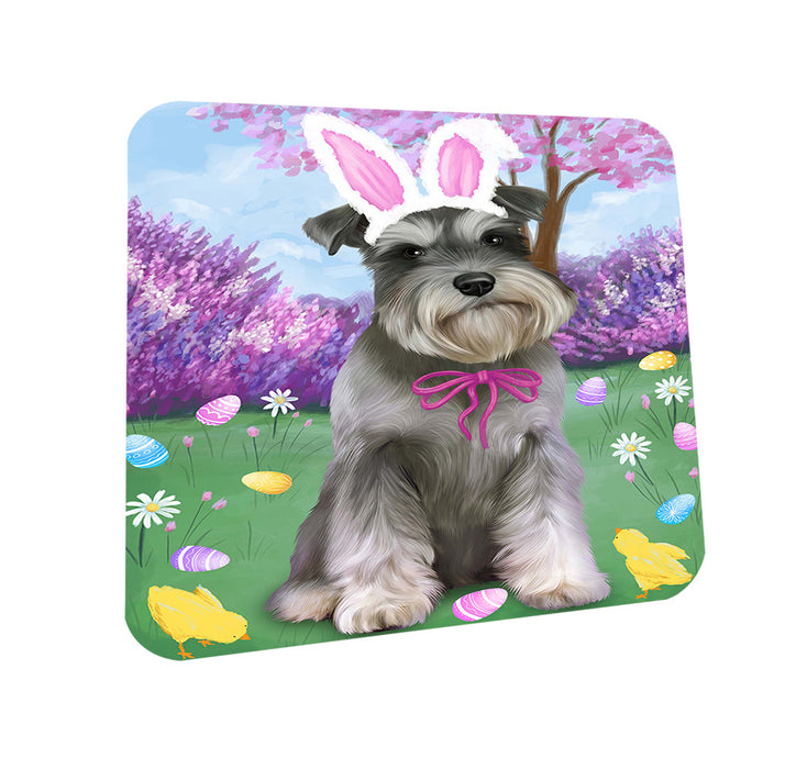 Schnauzer Dog Easter Holiday Coasters Set of 4 CST49204