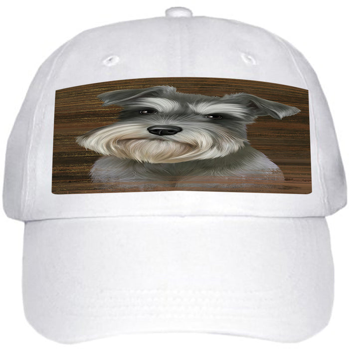 Rustic Schnauzer Dog Ball Hat Cap HAT55161