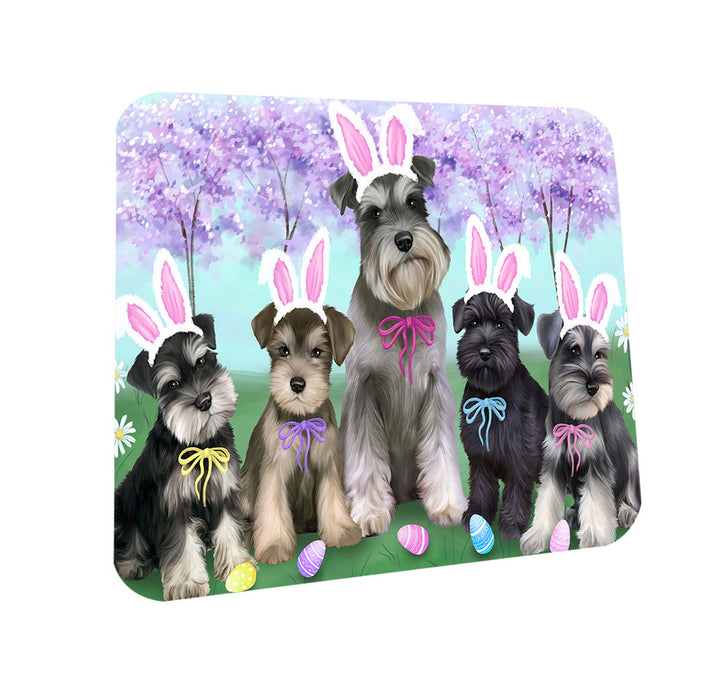 Schnauzers Dog Easter Holiday Coasters Set of 4 CST49205