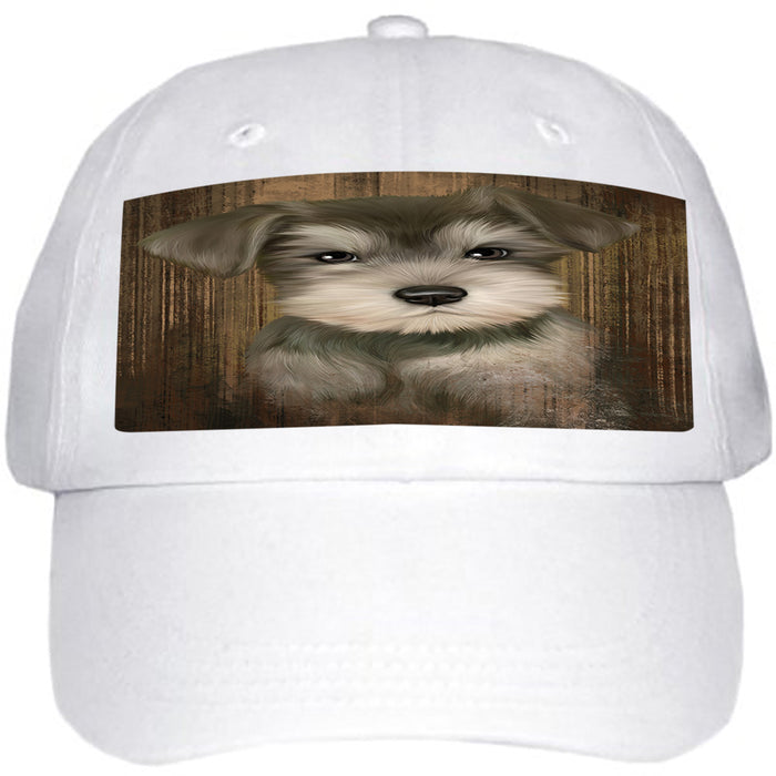 Rustic Schnauzer Dog Ball Hat Cap HAT55164