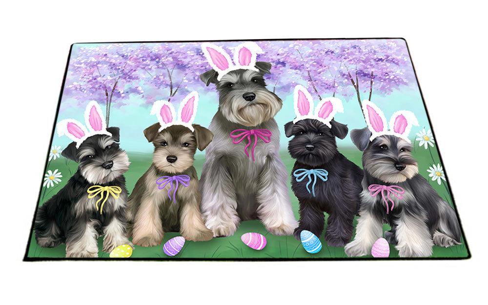 Schnauzers Dog Easter Holiday Floormat FLMS49650