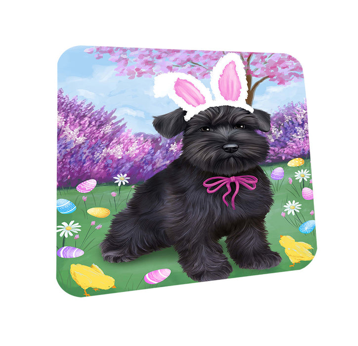 Schnauzer Dog Easter Holiday Coasters Set of 4 CST49206