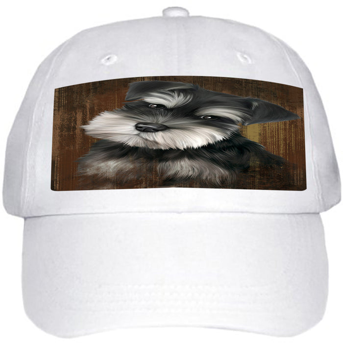 Rustic Schnauzer Dog Ball Hat Cap HAT55167