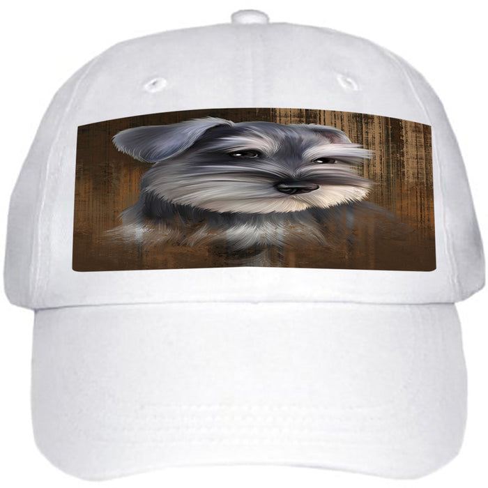 Rustic Schnauzer Dog Ball Hat Cap HAT55170