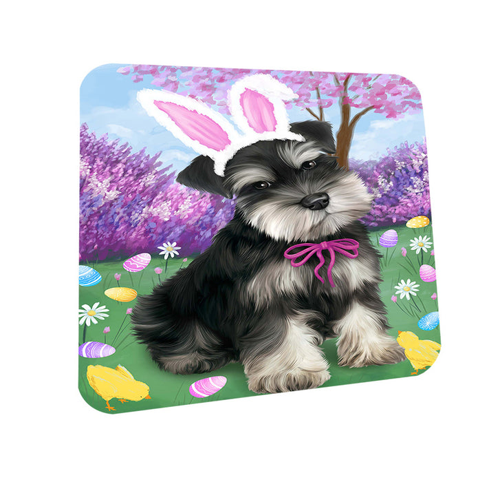 Schnauzer Dog Easter Holiday Coasters Set of 4 CST49207