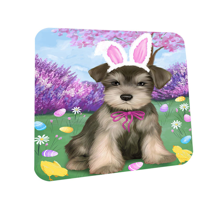 Schnauzer Dog Easter Holiday Coasters Set of 4 CST49208