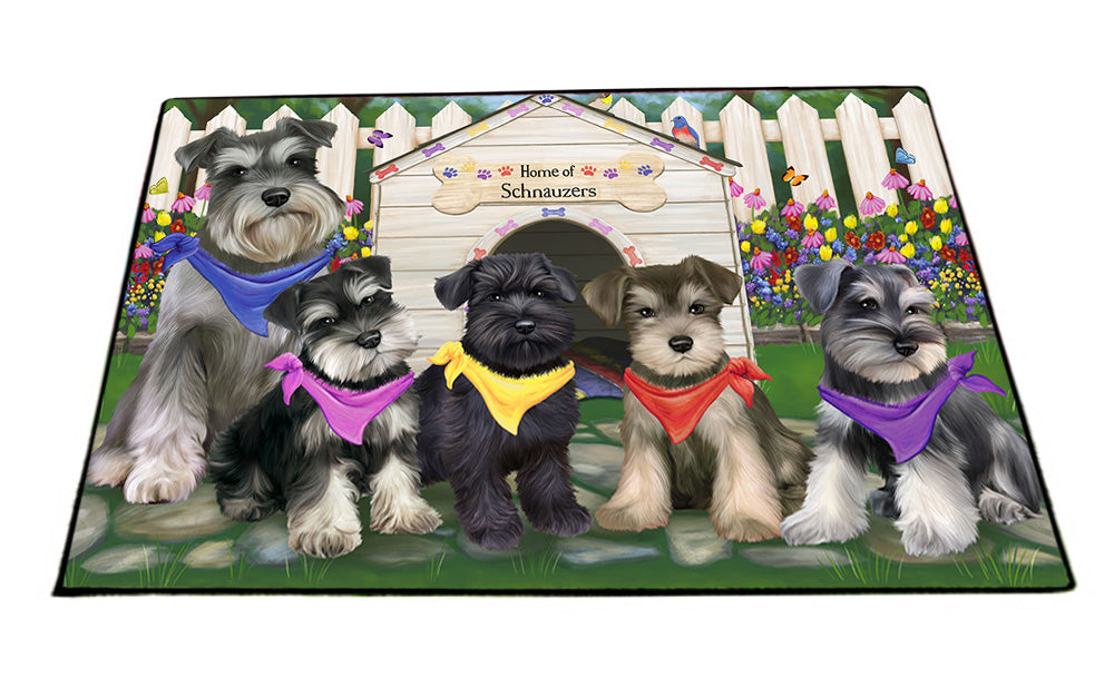Spring Dog House Schnauzers Dog Floormat FLMS50310