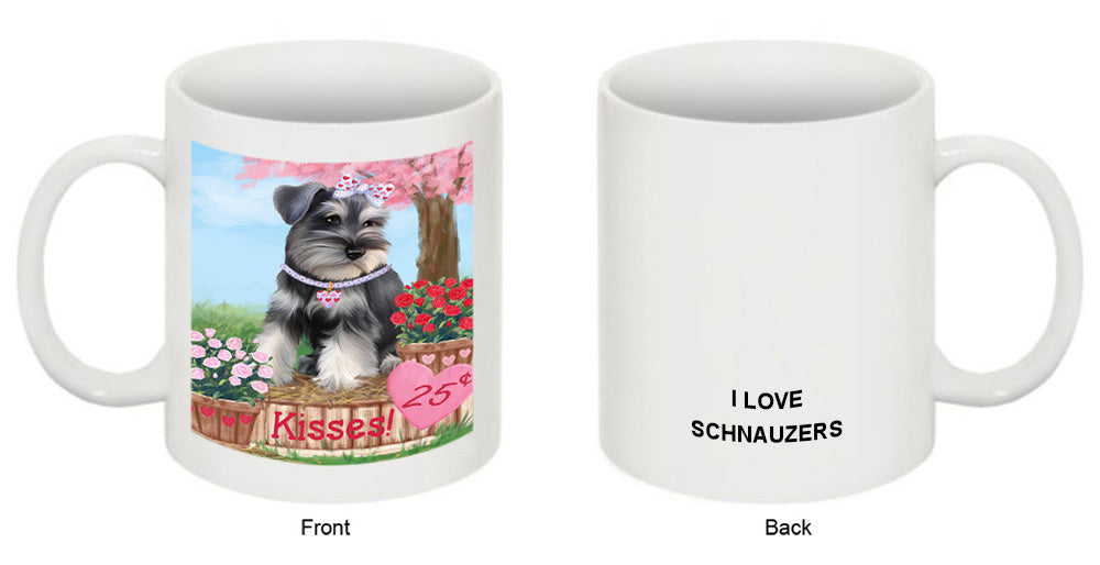 Rosie 25 Cent Kisses Schnauzer Dog Coffee Mug MUG51415