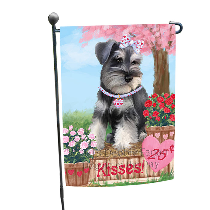Rosie 25 Cent Kisses Schnauzer Dog Garden Flag GFLG56565