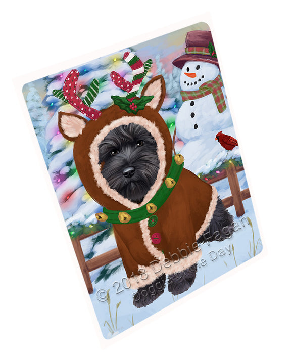 Christmas Gingerbread House Candyfest Schnauzer Dog Blanket BLNKT128217
