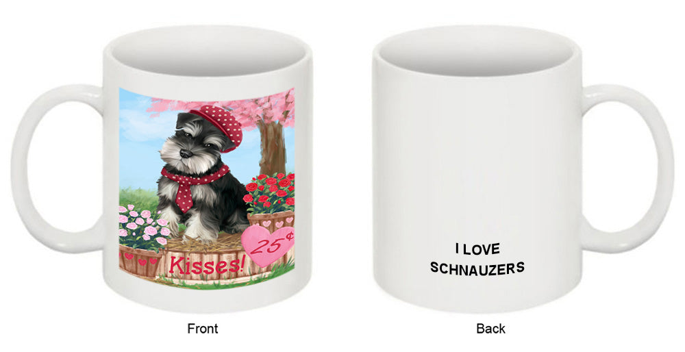 Rosie 25 Cent Kisses Schnauzer Dog Coffee Mug MUG51416