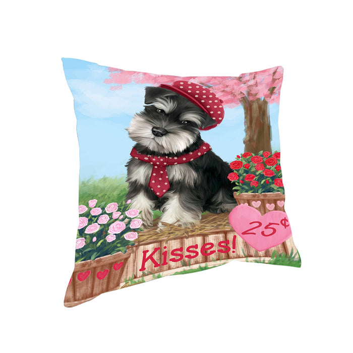 Rosie 25 Cent Kisses Schnauzer Dog Pillow PIL78364