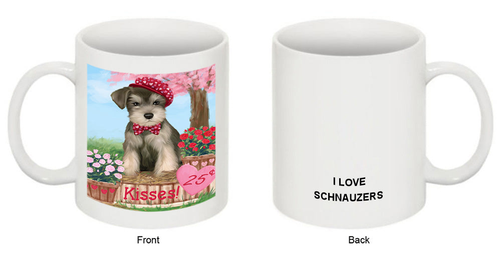 Rosie 25 Cent Kisses Schnauzer Dog Coffee Mug MUG51417