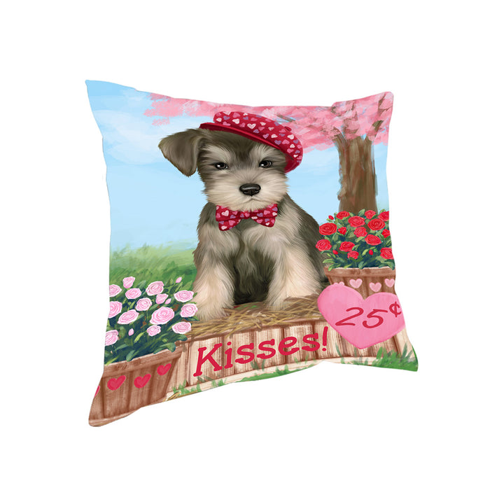 Rosie 25 Cent Kisses Schnauzer Dog Pillow PIL78368