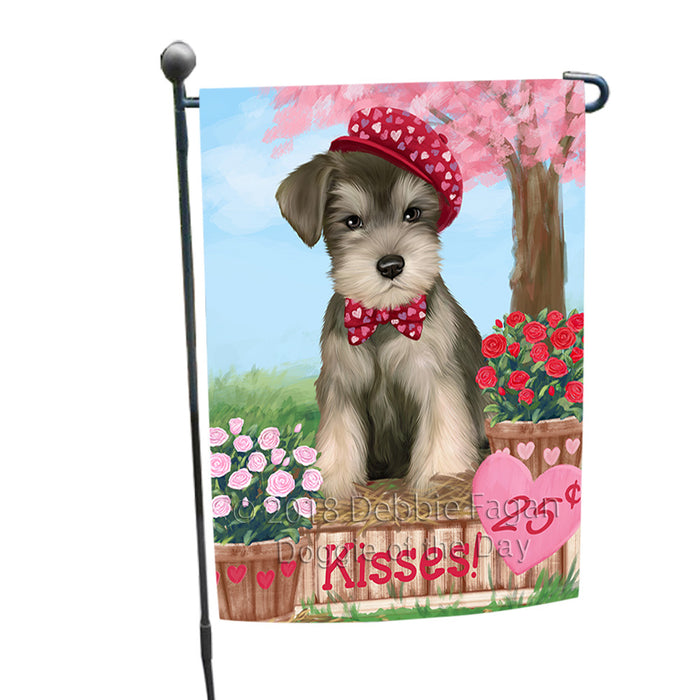 Rosie 25 Cent Kisses Schnauzer Dog Garden Flag GFLG56567