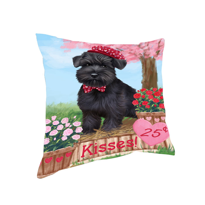 Rosie 25 Cent Kisses Schnauzer Dog Pillow PIL78372
