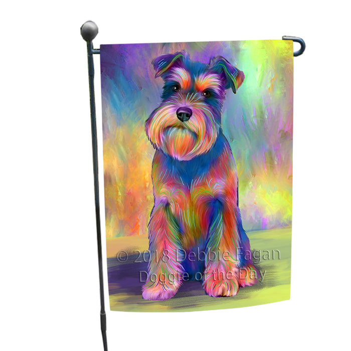 Paradise Wave Schnauzer Dog Garden Flag GFLG57360