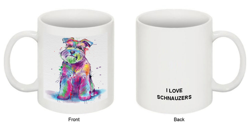 Watercolor Schnauzer Dog Coffee Mug MUG52499