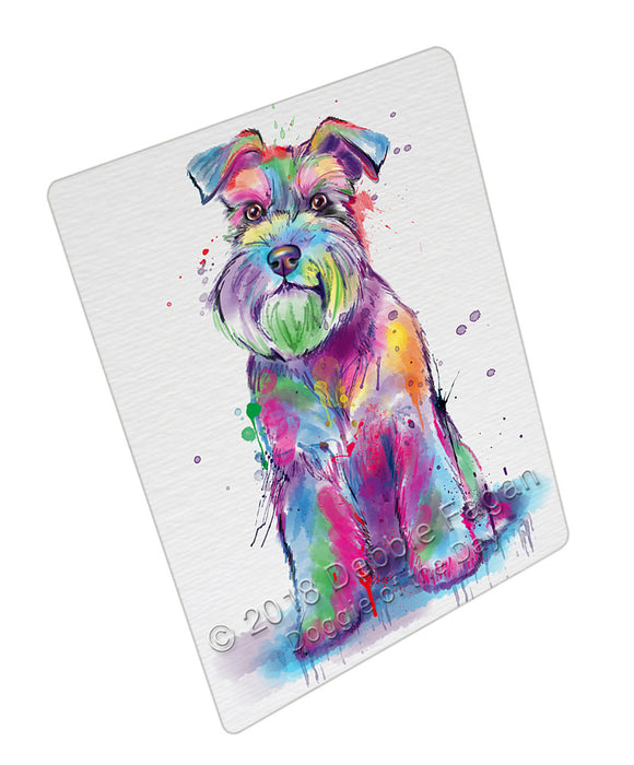 Watercolor Schnauzer Dog Refrigerator / Dishwasher Magnet RMAG105018