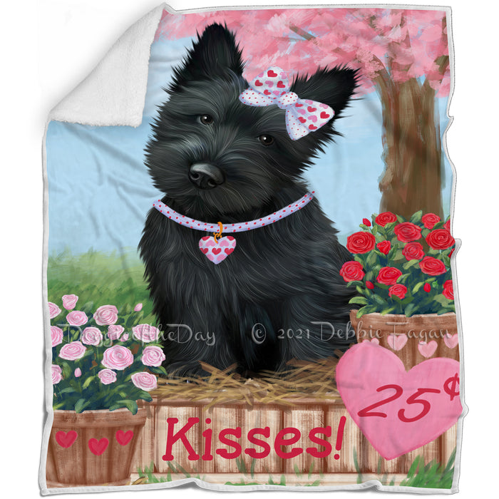 Rosie 25 Cent Kisses Scottish Terrier Dog Blanket BLNKT123609