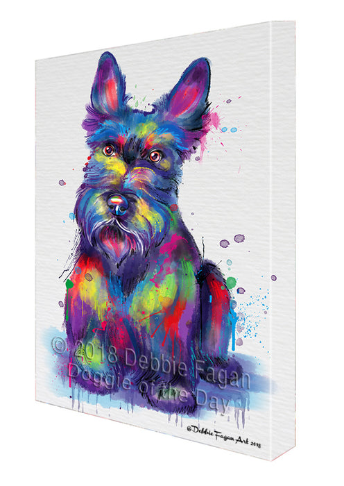 Watercolor Shar Pei Dog Canvas Print Wall Art Décor CVS136367