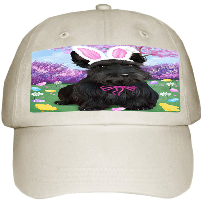Scottish Terrier Dog Easter Holiday Ball Hat Cap HAT51483