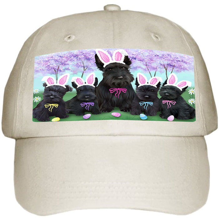 Scottish Terriers Dog Easter Holiday Ball Hat Cap HAT51486