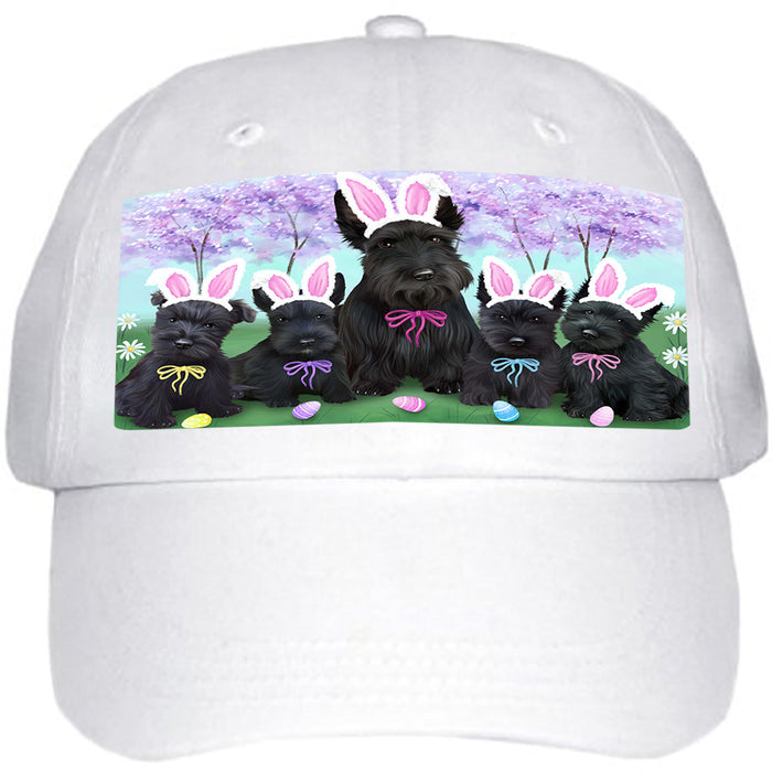 Scottish Terriers Dog Easter Holiday Ball Hat Cap HAT51486