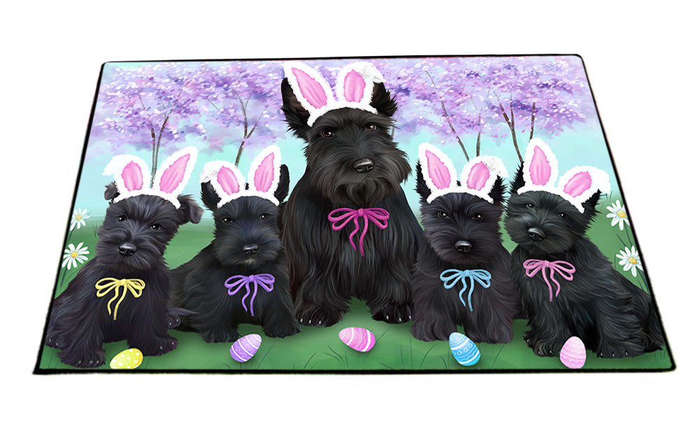 Scottish Terriers Dog Easter Holiday Floormat FLMS49653