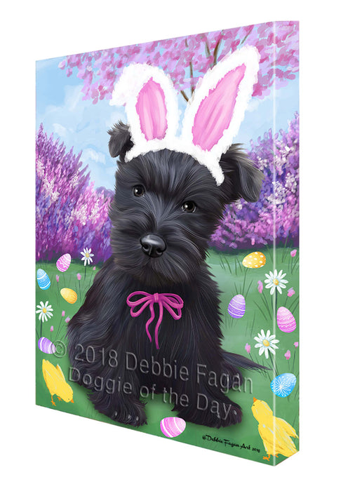 Scottish Terrier Dog Easter Holiday Canvas Wall Art CVS60087