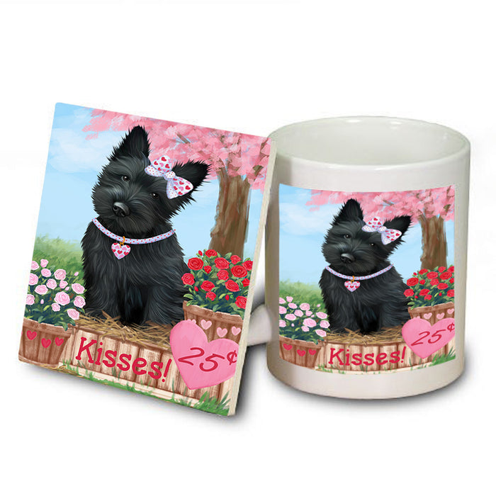 Rosie 25 Cent Kisses Scottish Terrier Dog Mug and Coaster Set MUC56013