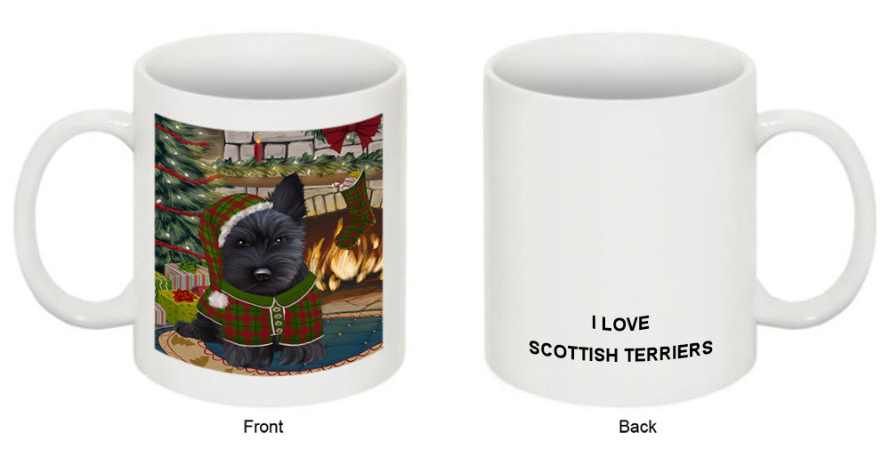 The Stocking was Hung Scottish Terrier Dog Coffee Mug MUG51000