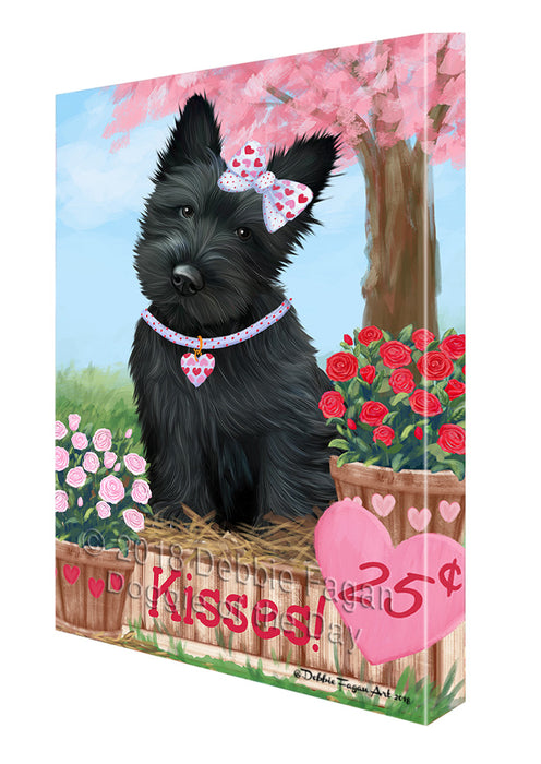 Rosie 25 Cent Kisses Scottish Terrier Dog Canvas Print Wall Art Décor CVS126413
