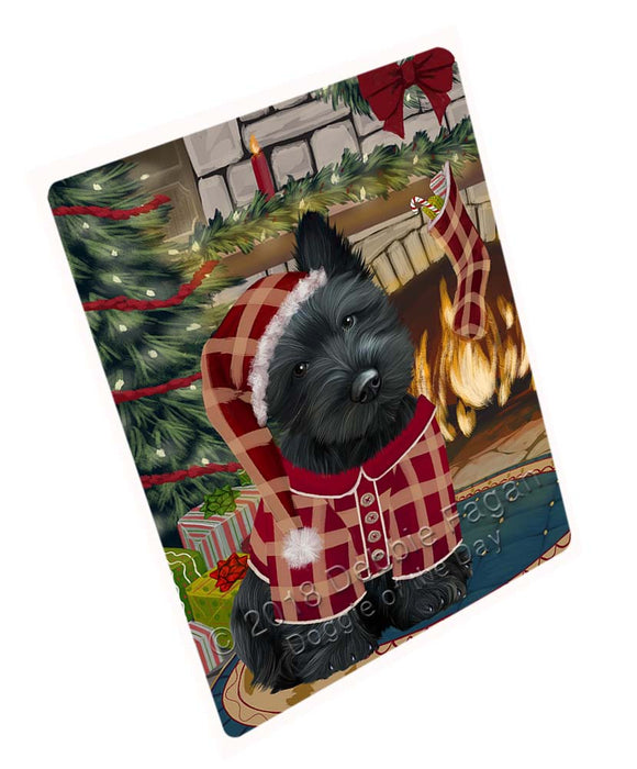 The Stocking was Hung Scottish Terrier Dog Cutting Board C71946