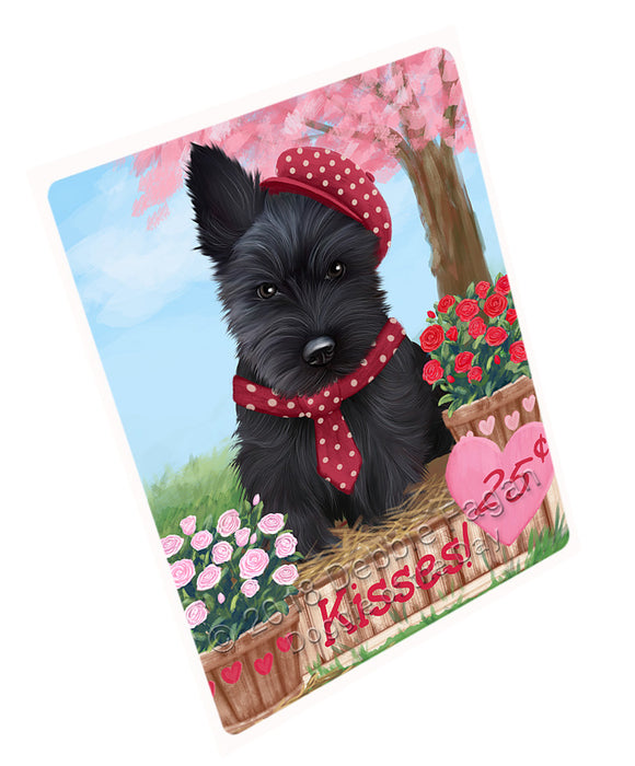 Rosie 25 Cent Kisses Scottish Terrier Dog Magnet MAG73203 (Small 5.5" x 4.25")