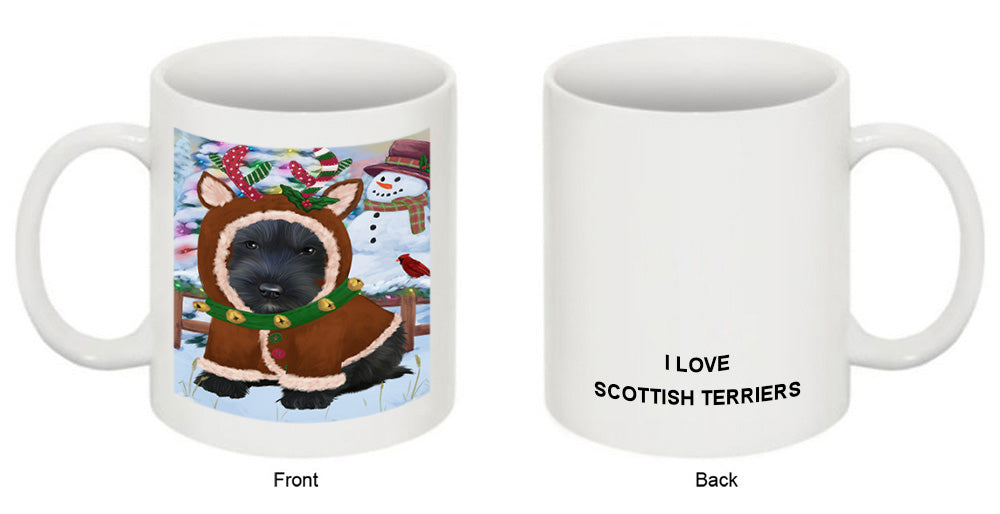 Christmas Gingerbread House Candyfest Scottish Terrier Dog Coffee Mug MUG51935