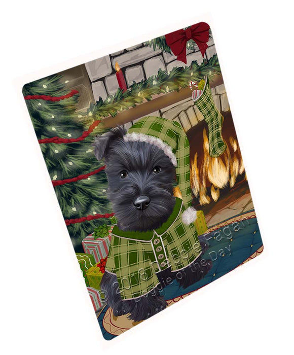 The Stocking was Hung Scottish Terrier Dog Cutting Board C71949