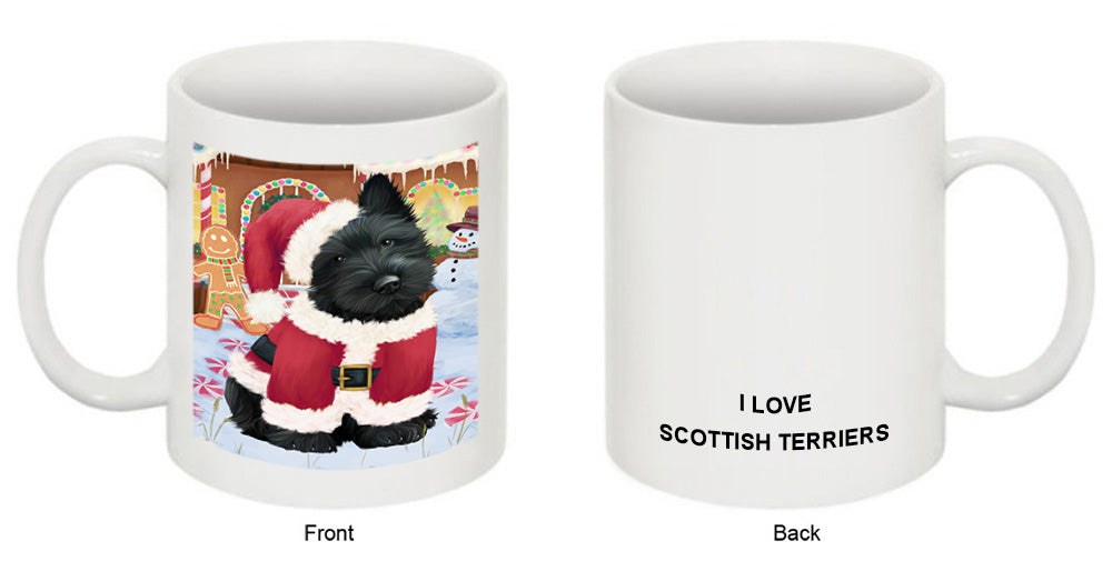 Christmas Gingerbread House Candyfest Scottish Terrier Dog Coffee Mug MUG51936