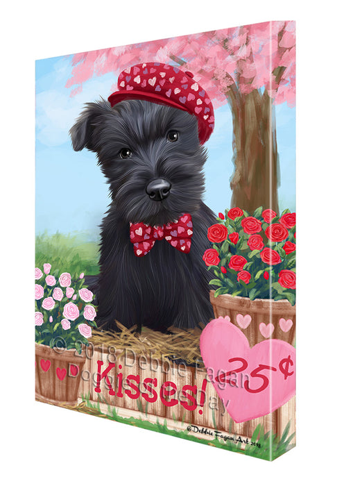 Rosie 25 Cent Kisses Scottish Terrier Dog Canvas Print Wall Art Décor CVS126431