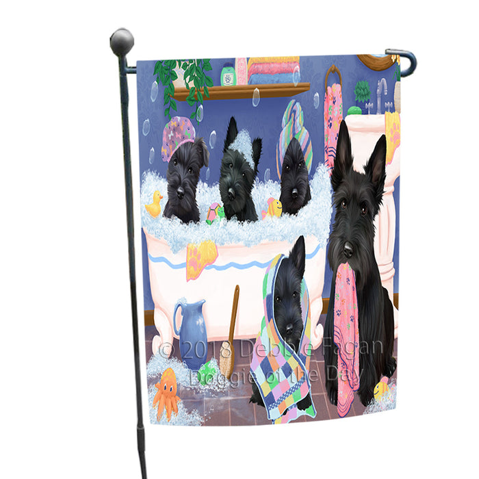 Rub A Dub Dogs In A Tub Scottish Terriers Dog Garden Flag GFLG57448