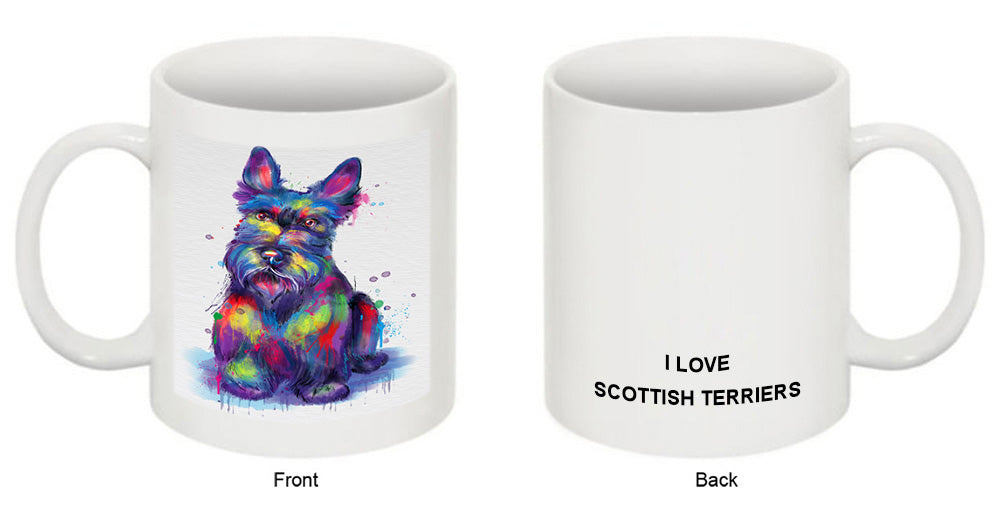 Watercolor Scottish Terrier Dog Coffee Mug MUG52500