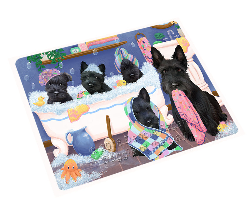Rub A Dub Dogs In A Tub Scottish Terriers Dog Large Refrigerator / Dishwasher Magnet RMAG103188