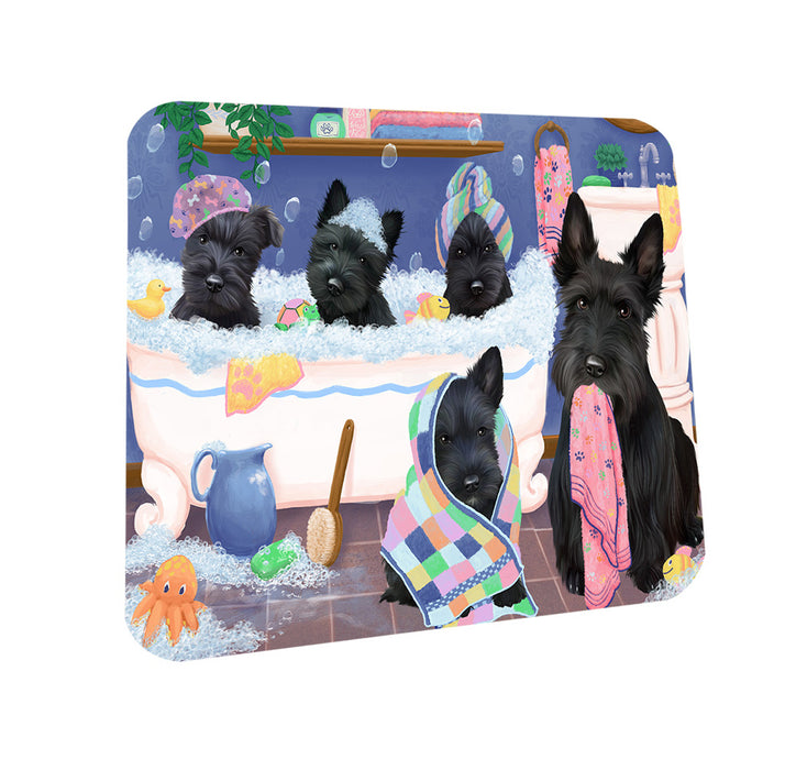 Rub A Dub Dogs In A Tub Scottish Terriers Dog Coasters Set of 4 CST56778